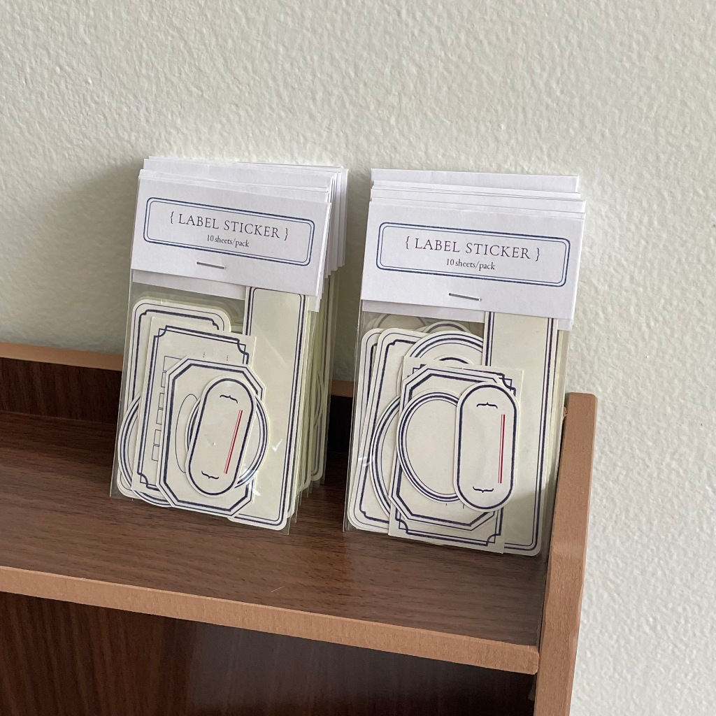 

Label Sticker Pack by Keartas Studio Stiker Vintage