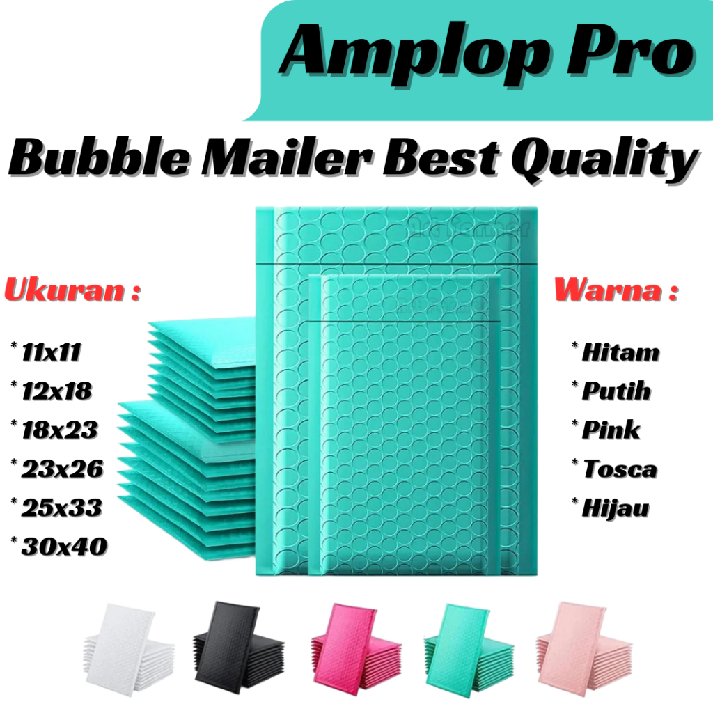 TOSCA Premium Amplop Bubble Wrap RUSFET Bubble Bag Mailer (Minimum 5 Pieces) - Bubble Mailer - Bubbl