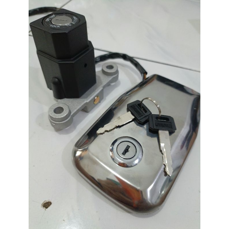 KUNCI KONTAK RX KING OLD COBRA SET TUTUP TANGKI RX KING