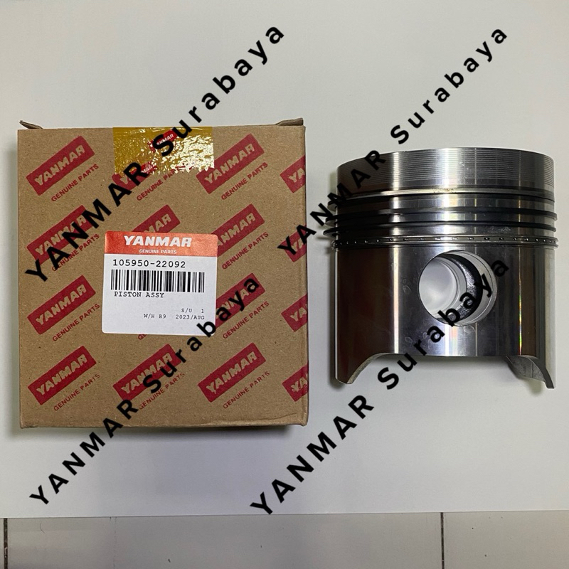 Piston Assy Yanmar TF 300. (105950-22092) / Seker Yanmar TF300. Original.