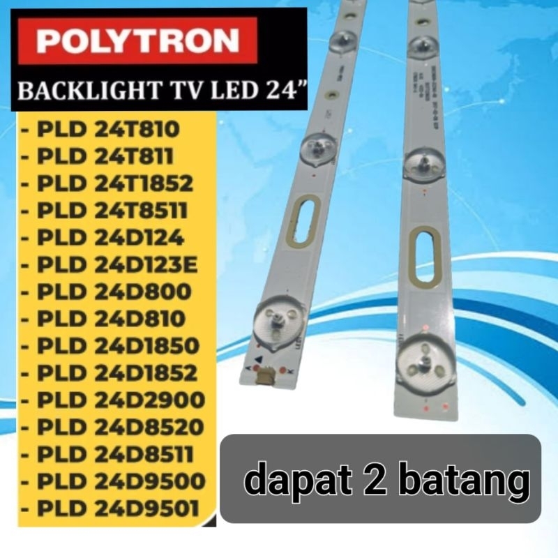 Kiyoshop12 Backlight Polytron 24 Inch Pld 24D123Pld 24D900Pld 24D901Pld 24D800Pld 24D810Pld