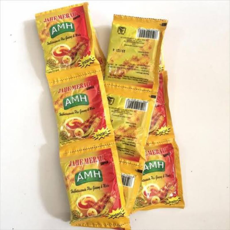 

AMH Minuman Jahe Merah Habbatusauda Plus Gingseng Dan Madu Sachet dan 1 Rencang Isi 10pcs