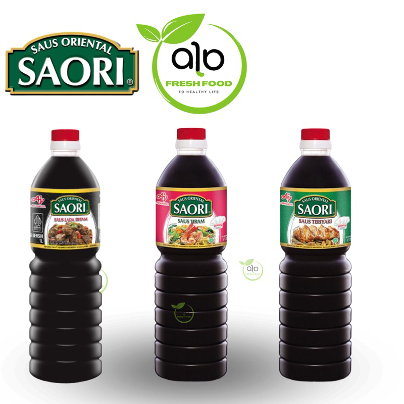 

Saori Saus Tiram 1L / Saus Teriyaki / Saus Lada Hitam - ALO Fresh food