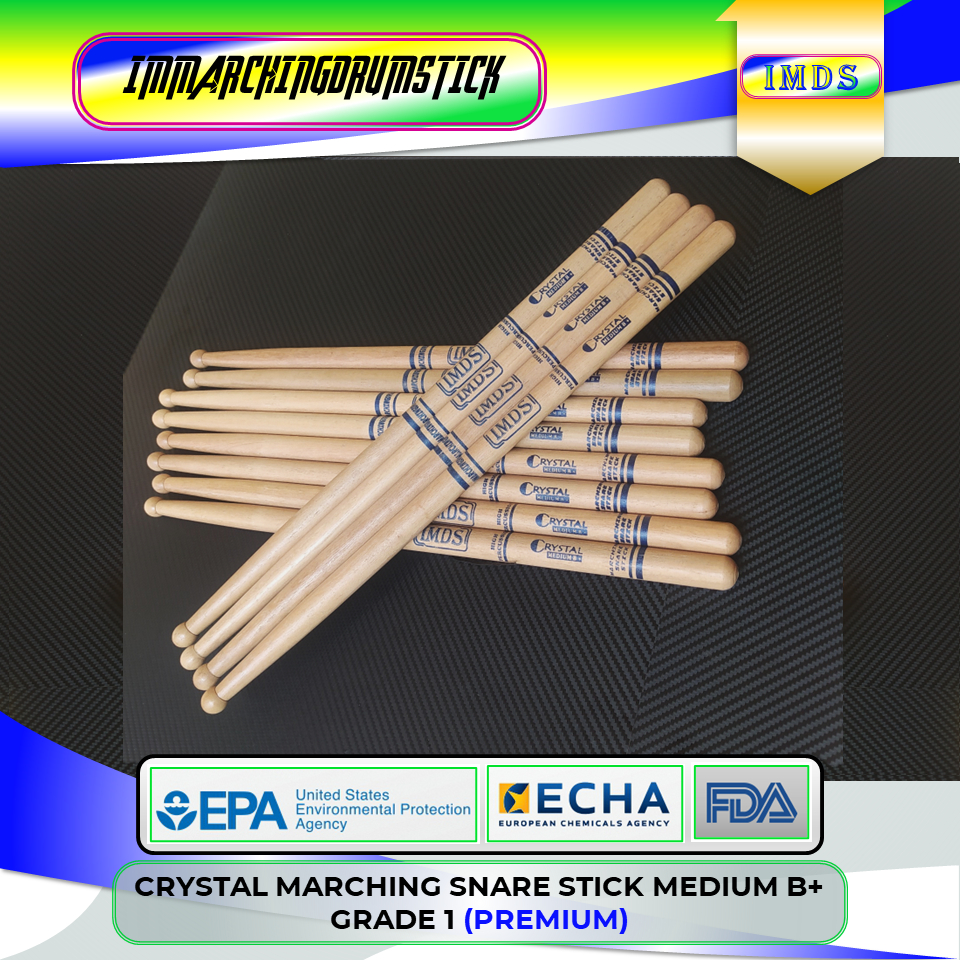 Stick Snare ImMarchingDrumStick Crystal Marching Snare Stick Medium B+