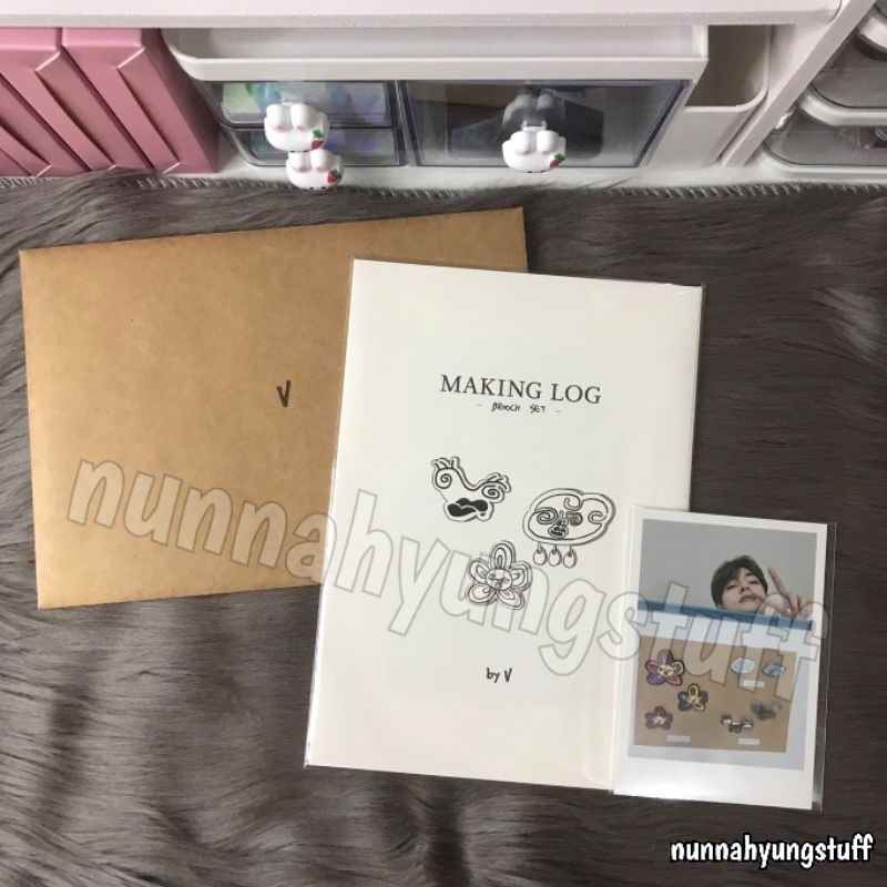 PC + MAKING LOG MERCH BY BTS by V OFFICIAL