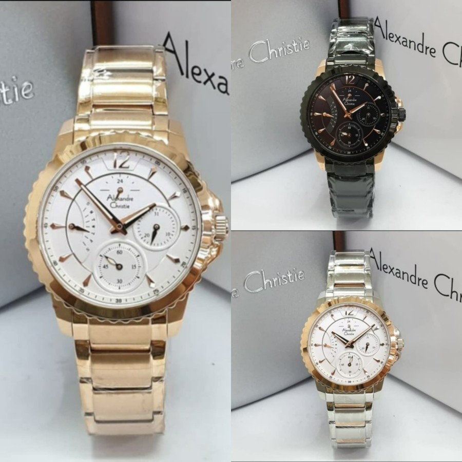 Jam Tangan Wanita Alexandre Christie AC2804 AC 2804 Original Bergaransi Resmi 1 Tahun
