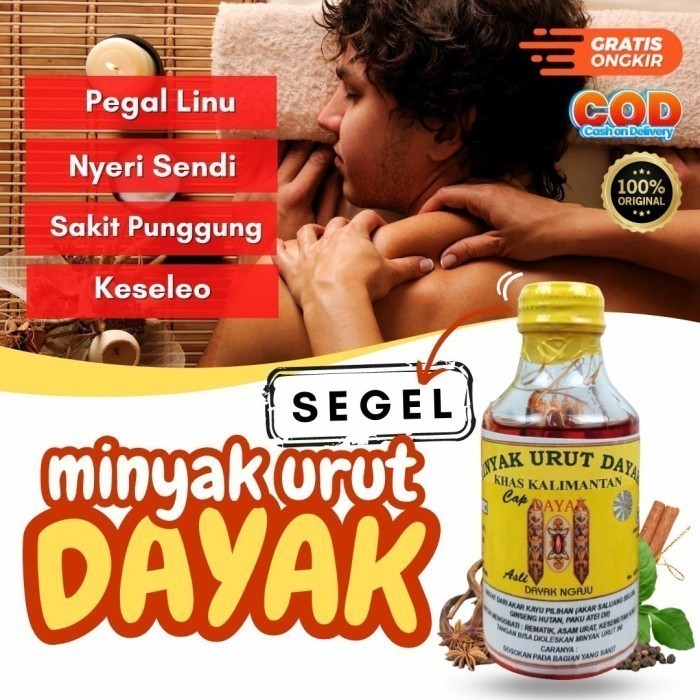 Minyak Urut Pijat Ida Dayak Kalimantan Obat Alergi Gatal Kulit Ampuh