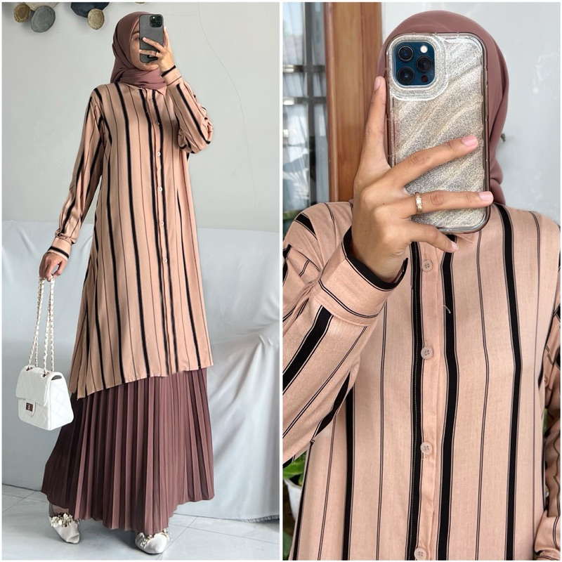 Avila Tunik by ZALFA OUTFIT / Tunik Rayon Motif