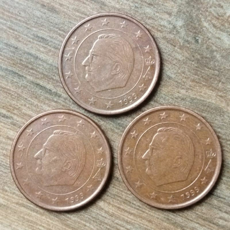5 cent euro 1999 Brasil (3 keping)