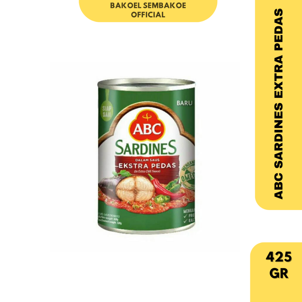 

ABC Sardines Ekstra Pedas 425 gr