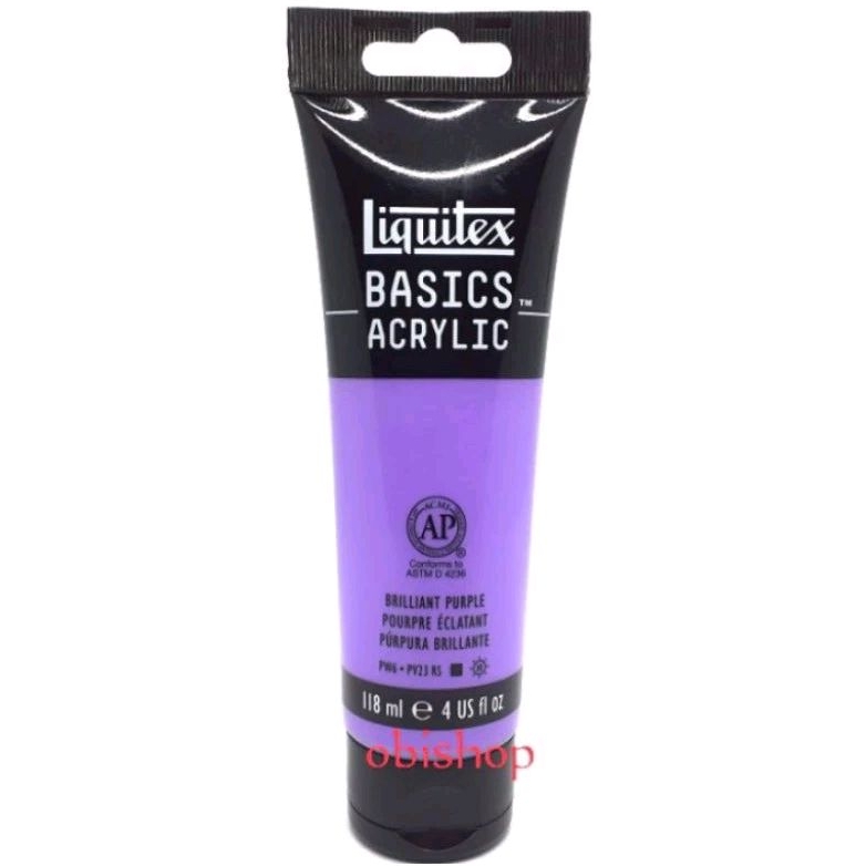 

Cat Akrilik Liquitex Basics Acrylic Colour 118 ml Brilliant Purple