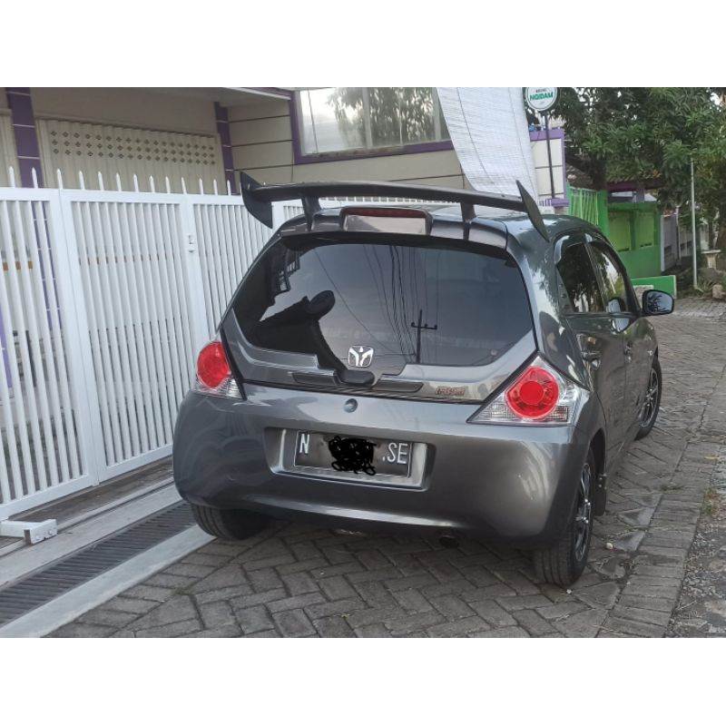 SPOILER BRIO RACING ABU GLOSSY SPOILER SAYAP BELAKANG BRIO RACING ABU GLOSSY