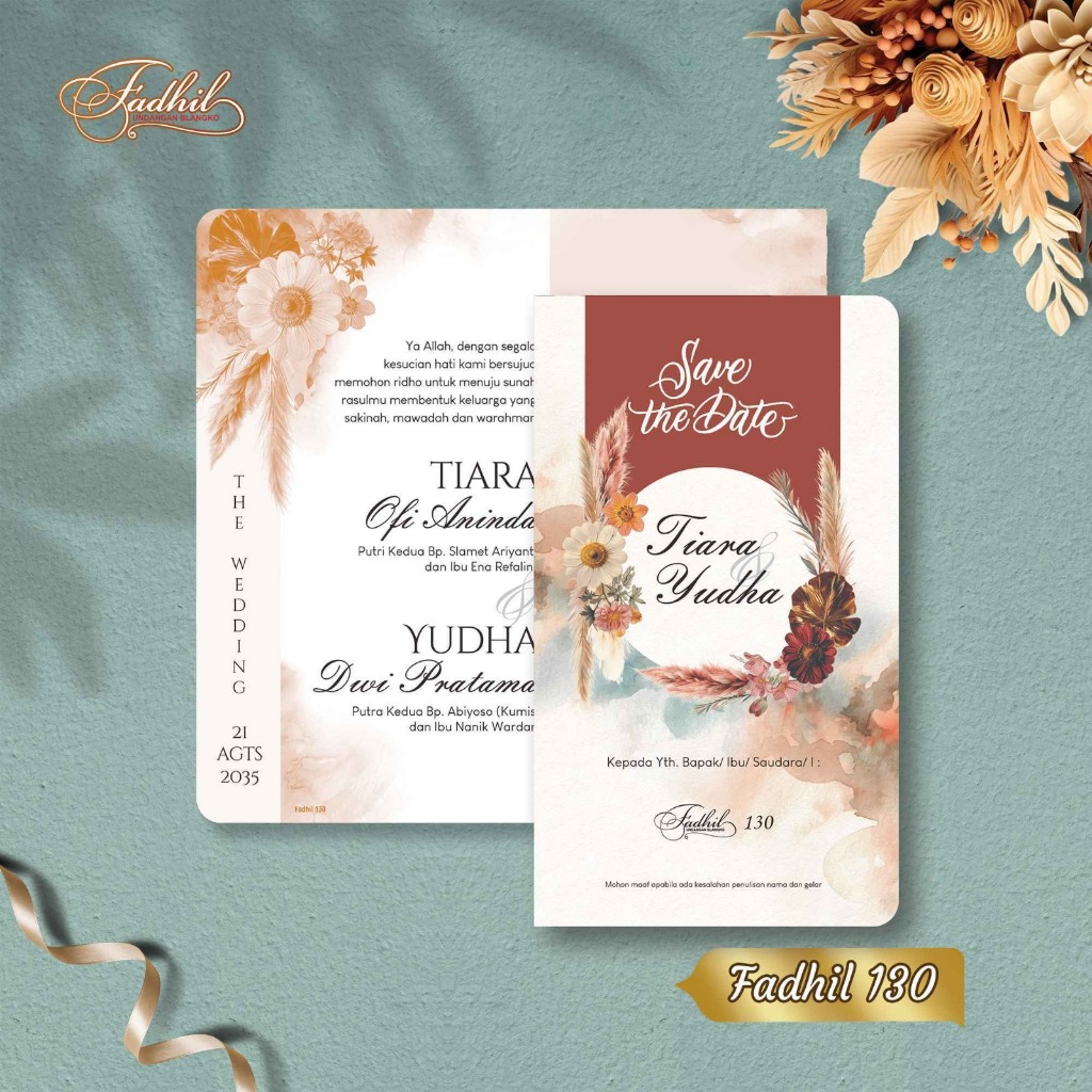 Blangko Undangan Fadhil 130 | Kertas Kosong Murah | Blangko Undangan Murah | Blangko Kosong |Blangko