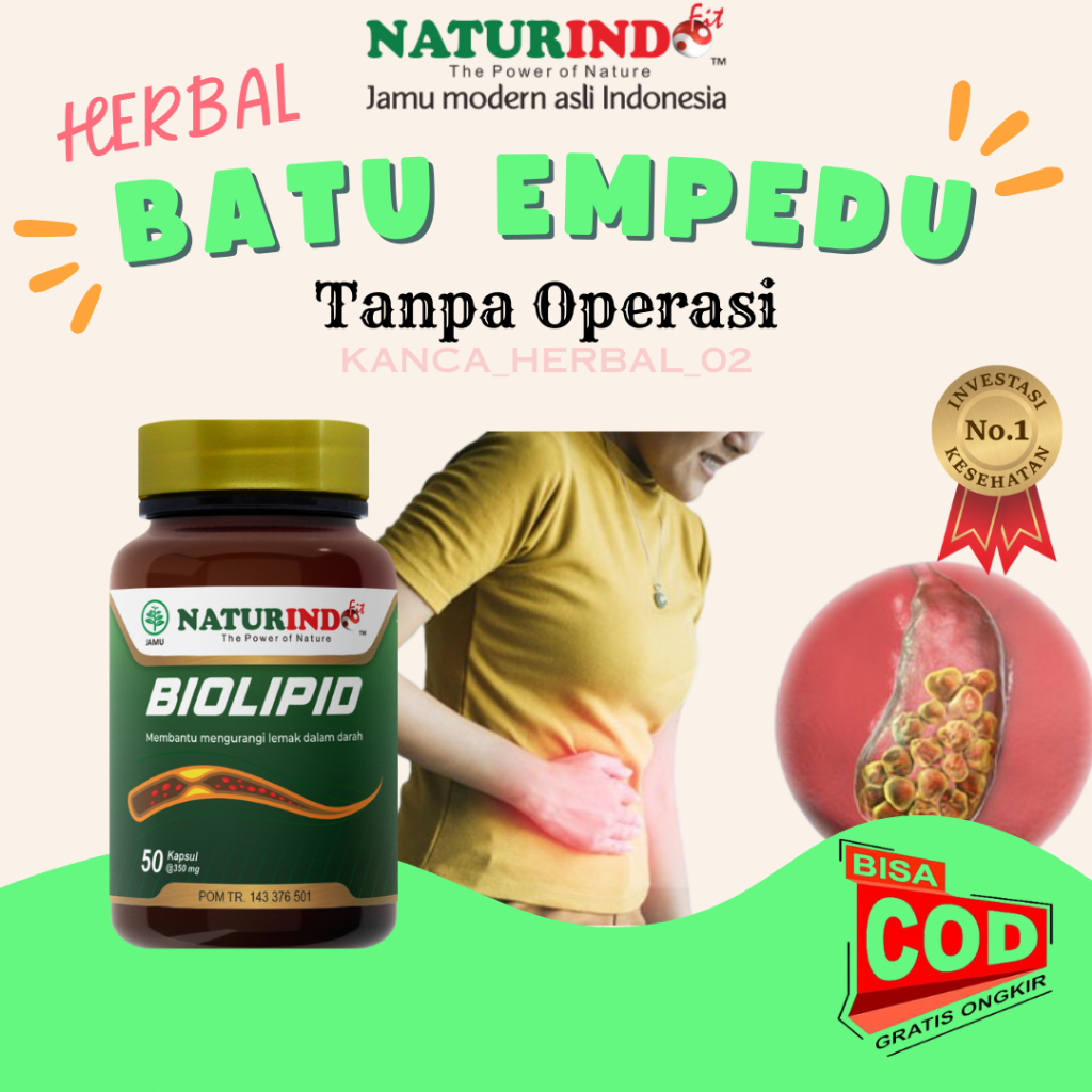 BIOLIPID - obat batu empedu paling ampuh tanpa operasi obat batu empedu herbal obat penghancur batu 