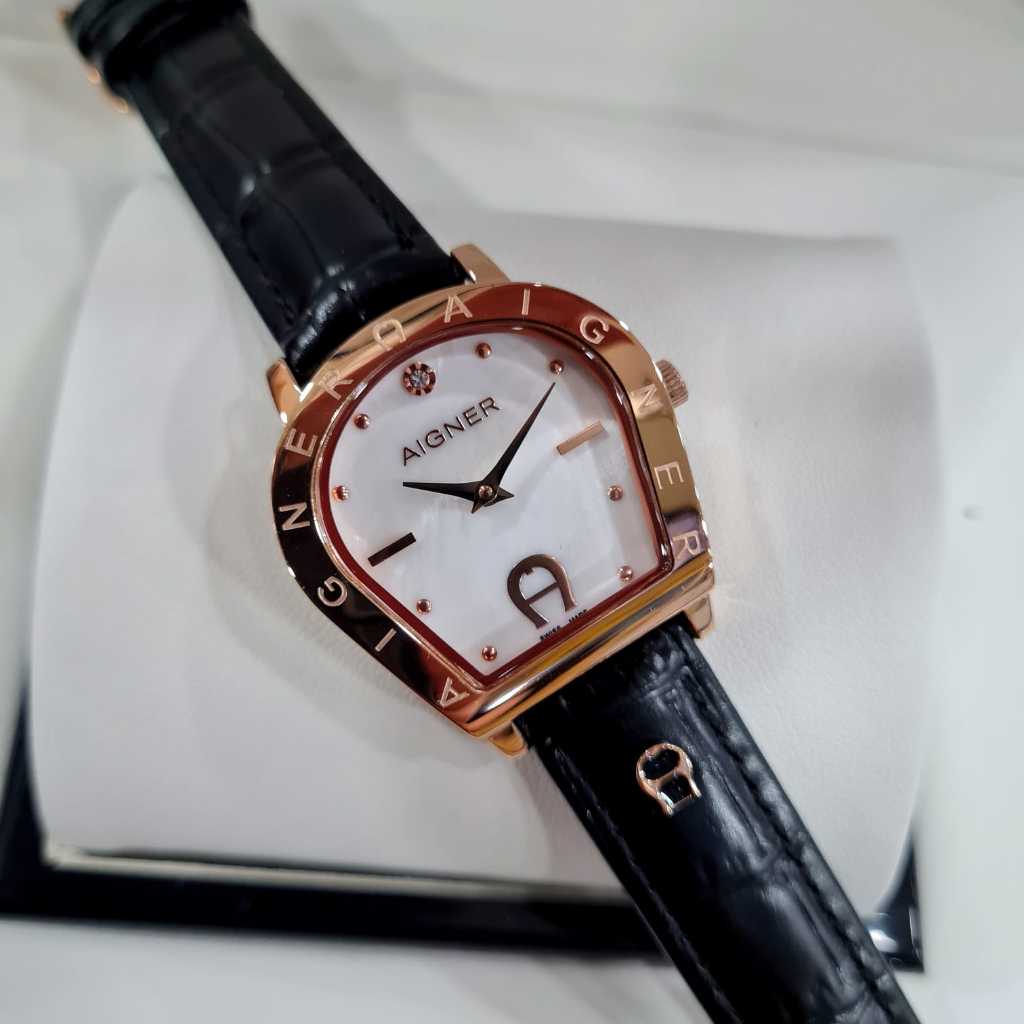 Jam Tangan Wanita Aigner Varese Strap Leather Original