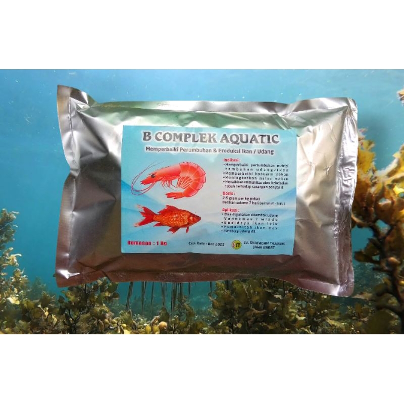 Vitamin Ikan Lele, Nila, Mas, Patin, Bandeng Vitamin B komplek 1 kg