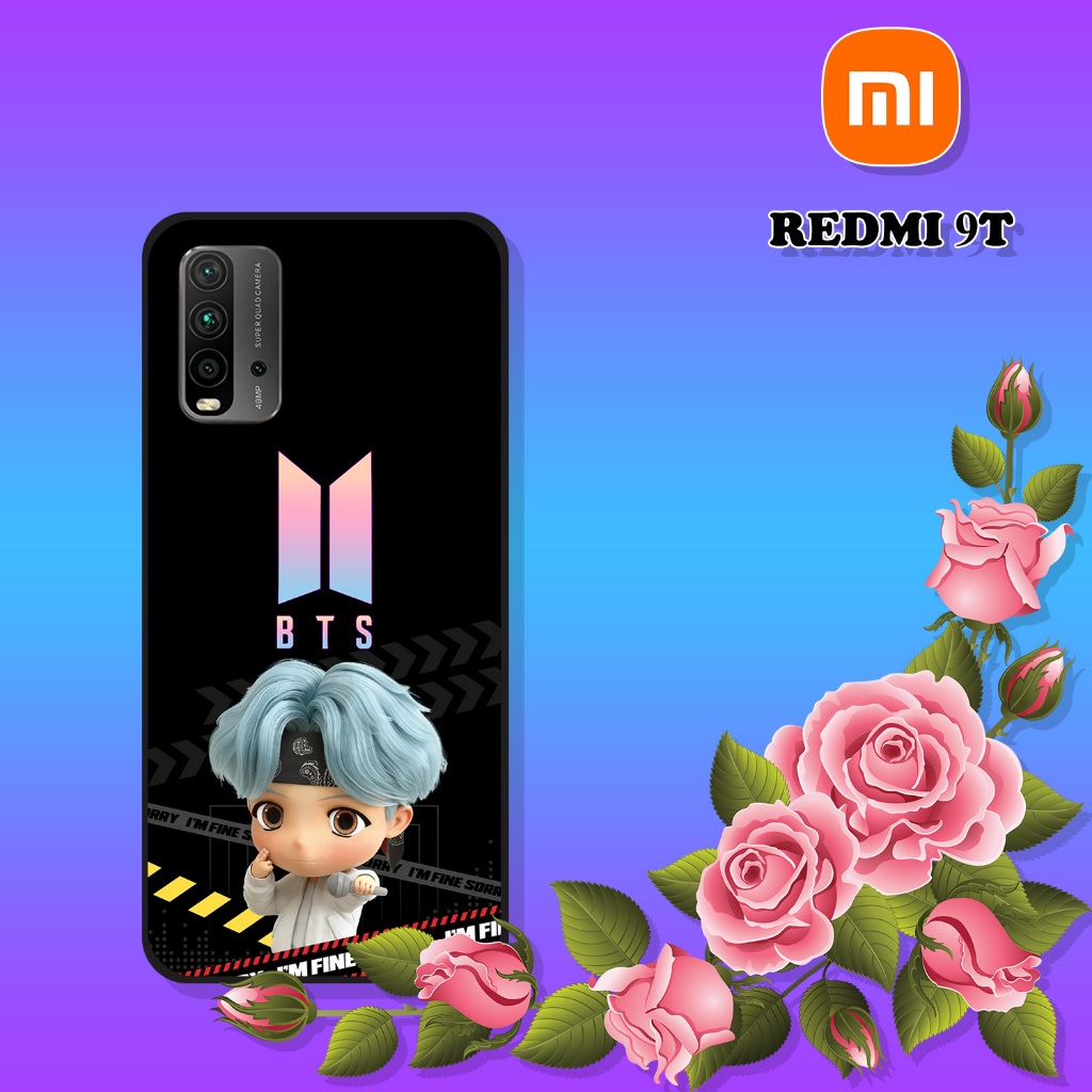 CUSTOM CASE GLOSSY [ PF41] ALL TYPE XIAOMI REDMI 9T MOTIF KPOP BTS TINY CUTE