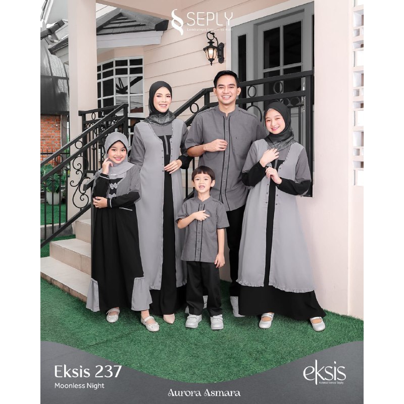 EKSIS 237 MOONLESS NIGHT BY SEPLY || BAJU PAKAIAN PASANGAN SERAGAM COUPLE TERBARU TERKINI WARNA HITA