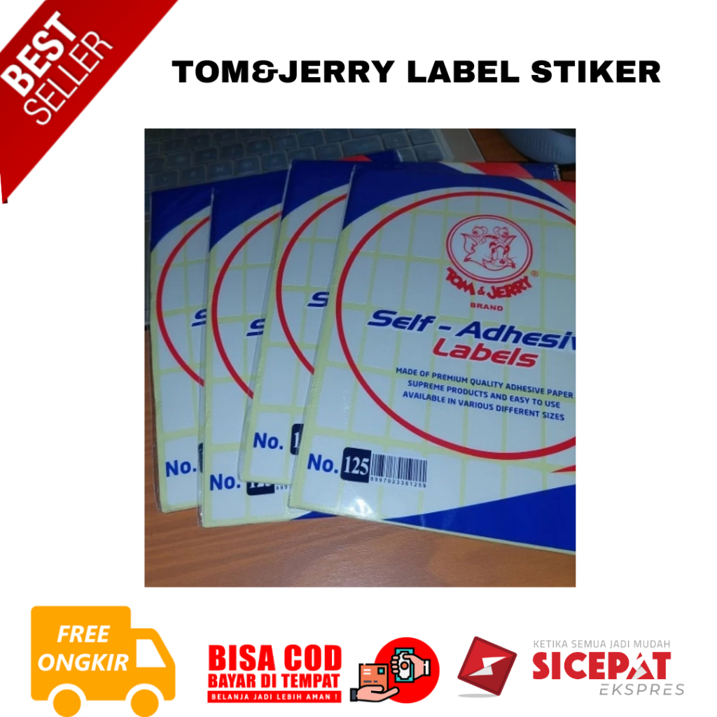 

[RST] BAYAR DI TEMPAT Tom & Jerry Label Sticker Tom Jerry 125 - Label 125 [SPN]