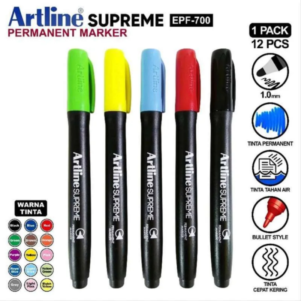 

ARTLINE SPIDOL PERMANENT EPF-700 COLOR SUPRAME