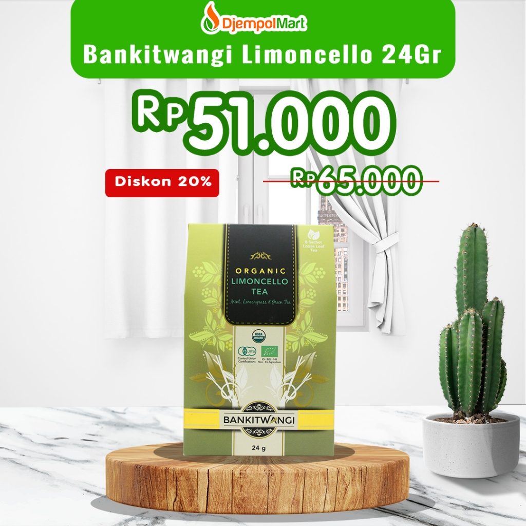 

Bankitwangi Teh Organik - Tea Blend - Limoncello Tea 24 gram