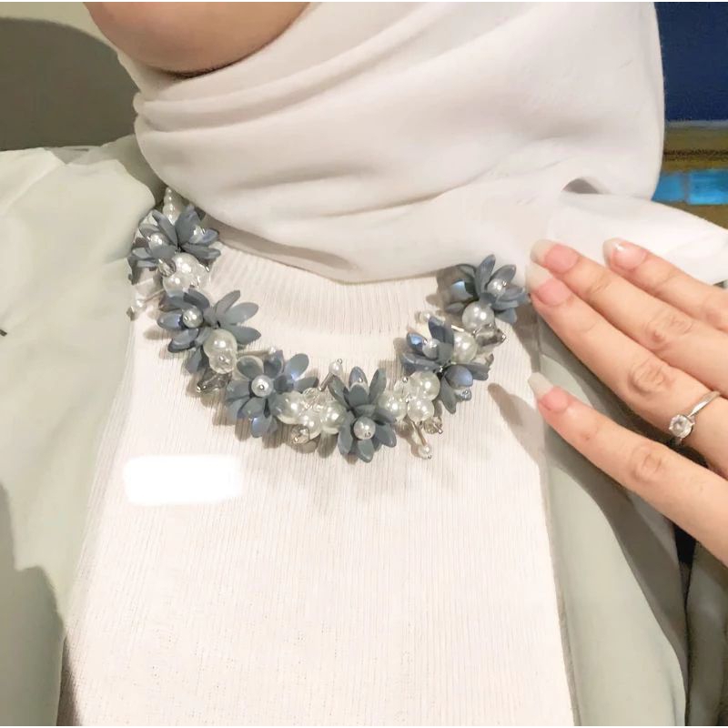 Kalung Hijab Korean style aksesoris