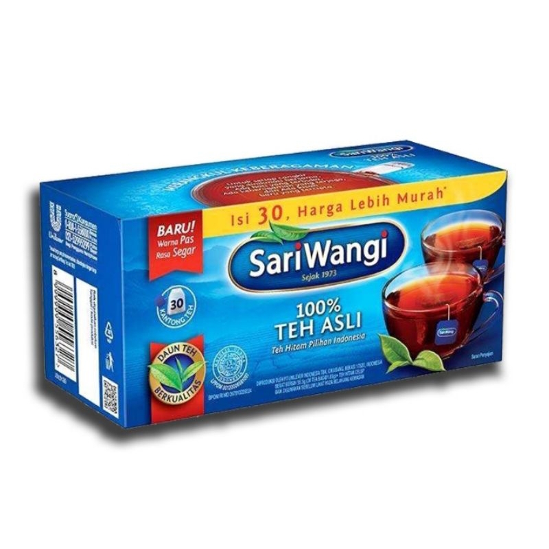 

SariWangi Teh Celup Hitam Asli 30 x 1,85 g