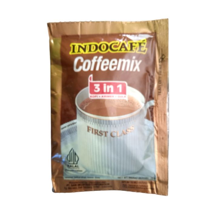 

1 RENCENG Indocafe Coffeemix 3 in1 Minuman Kopi Bubuk First Class
