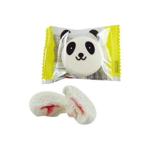 

Ay00! Marshmallow Panda Selai isi 70 pcs / Permen snack anak hampers ultah anak marsmallow putih