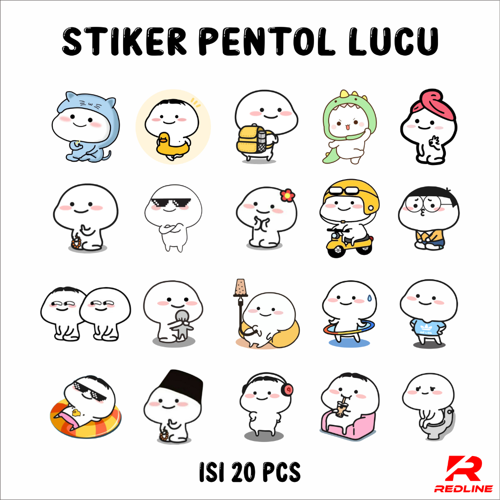 

Stiker Pentol Lucu isi 20 pcs