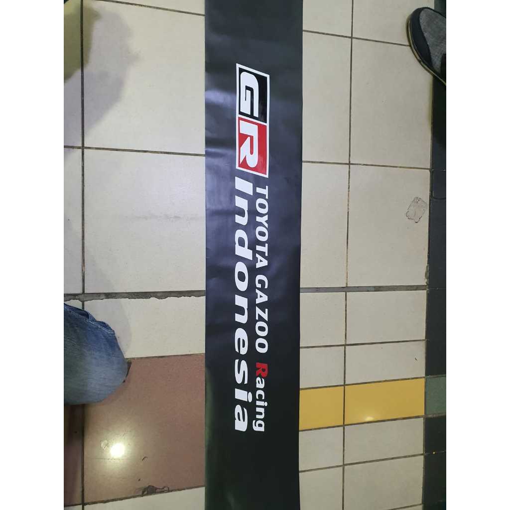 Stiker Kaca Mobil GR Toyota Gazoo Racing Indonesia