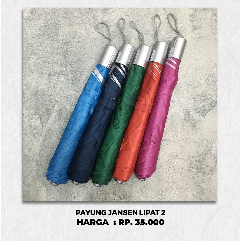 Jansen Umbrella Payung Lipat 2 Murah