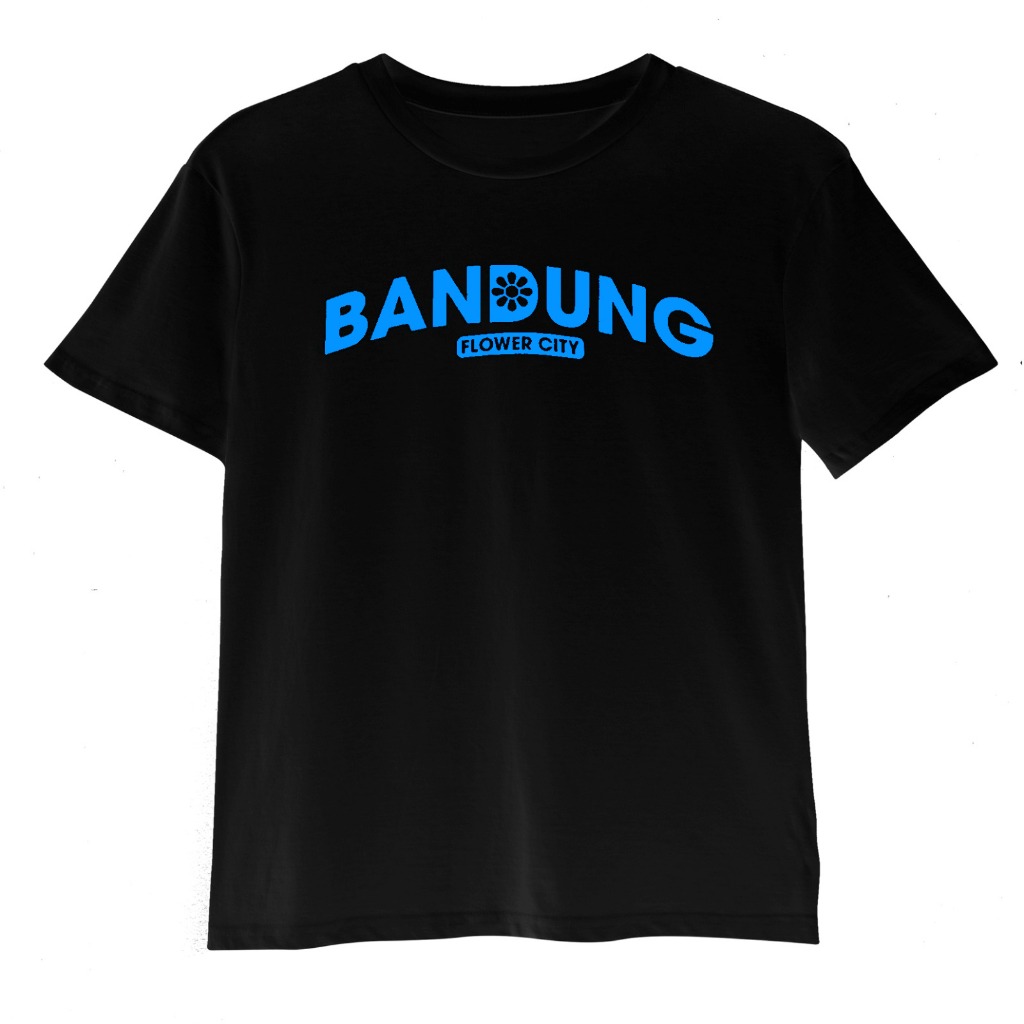 Someone Tshirt "Bandung" 345D Hitam Baju Kaos