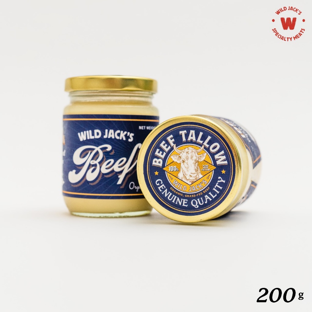 

Beef Tallow / Grass Fed Beef Tallow / 200 gr