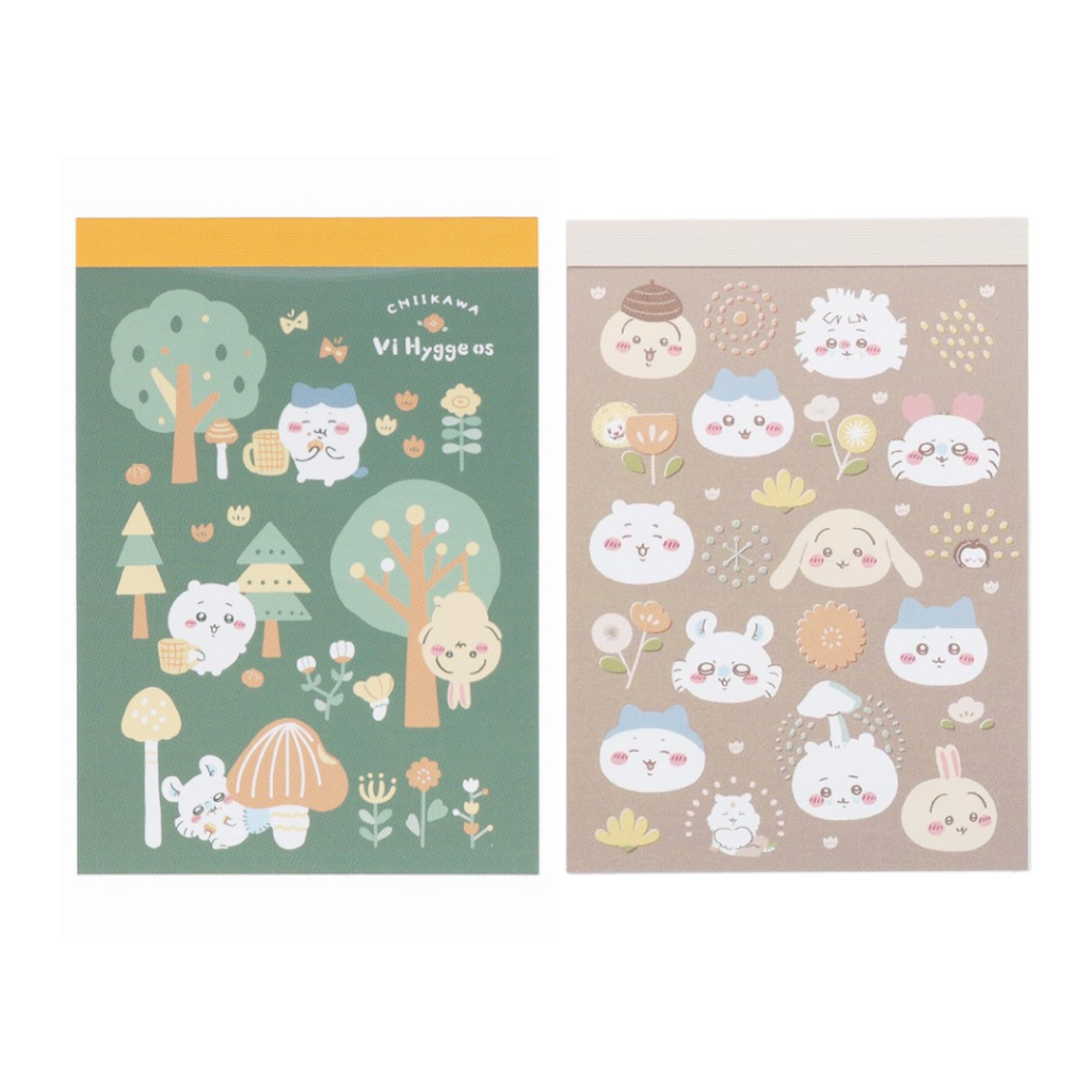 

Mini Memo Pad Chiikawa Vi Hygge OS Hachiware Usagi Momonga Note Kecil Notepad Limited Edition