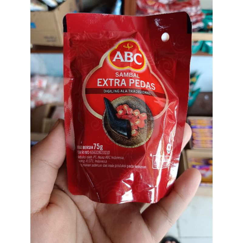 

SAMBAL ABC EXTRA PEDAS KEMASAN 75GR