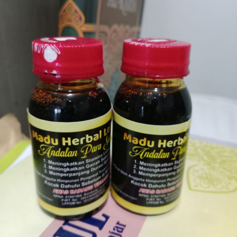 Madu herbal lelaki andalan para suami madu kuat tahan lama