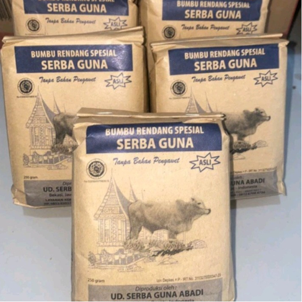 

Bumbu rendang asli serba guna 250 gram