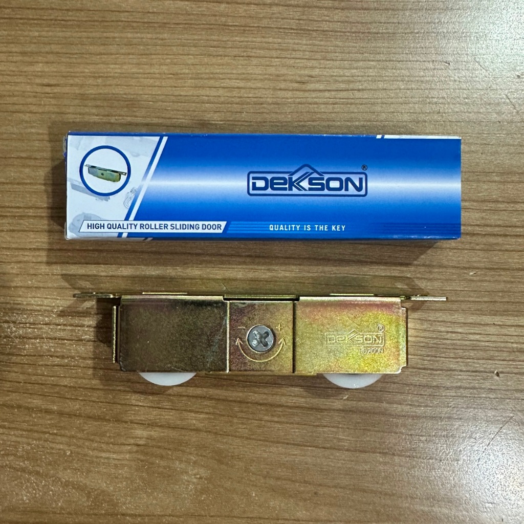 Roda Sliding Double Heavy Duty Nylon Roller Sliding Wheel Dekkson