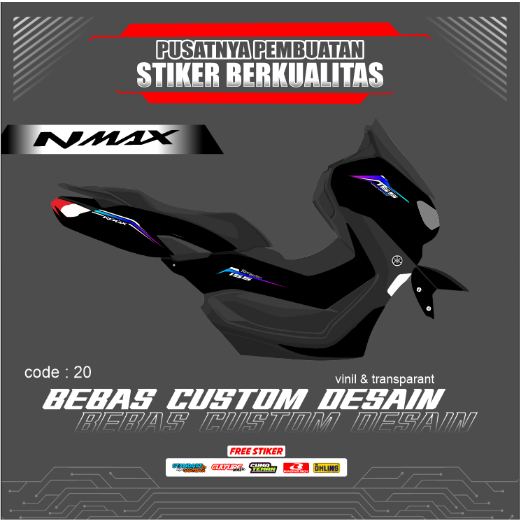 stiker n max variasi striping n max 155 striping n max transparan striping n max 155 striping n max 