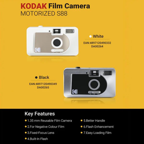 Kodak S88 Motorized Film Camera Kodak