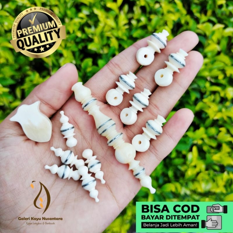 Set kepala Tasbih Super Berbahan Tulan9 Tijani Tijaniyah