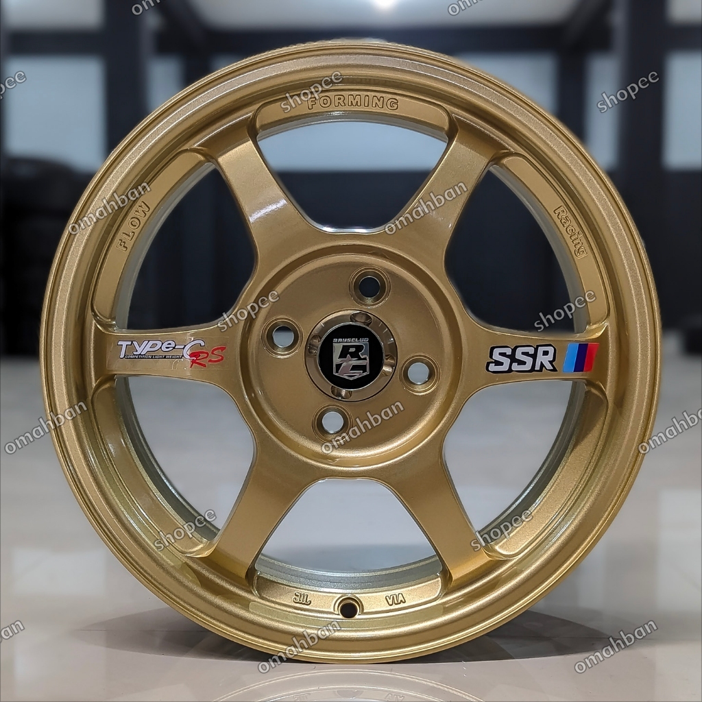 Velg Mobil SSR R15 PCD 4x100. Gold