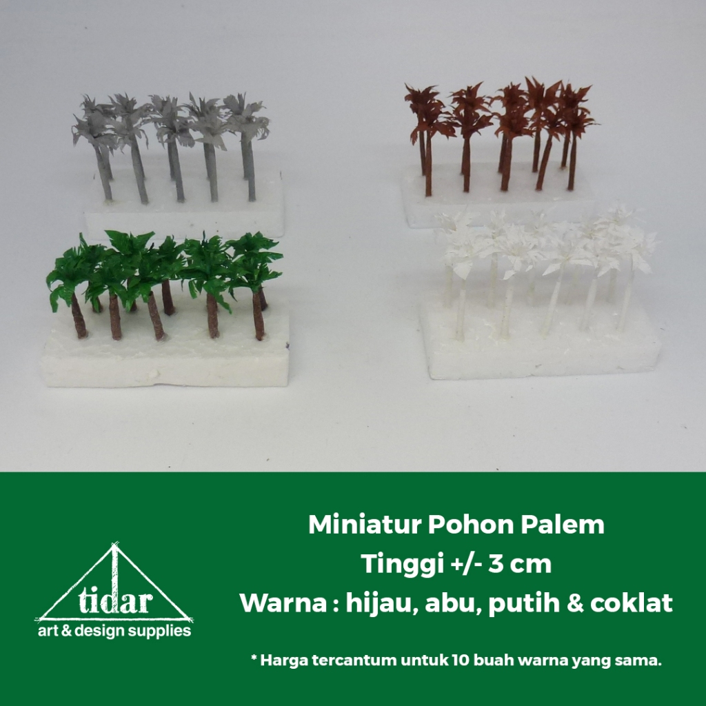 

[MR] MH - Miniatur Pohon Palem Tinggi 3 CM - Maket Tanaman Palm