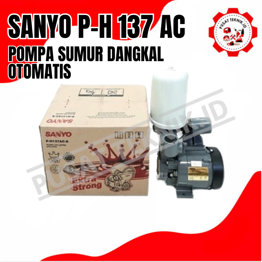 SANYO PH 137 AC POMPA AIR OTOMATIS AIR DANGKAL SANYO PH137 AC
