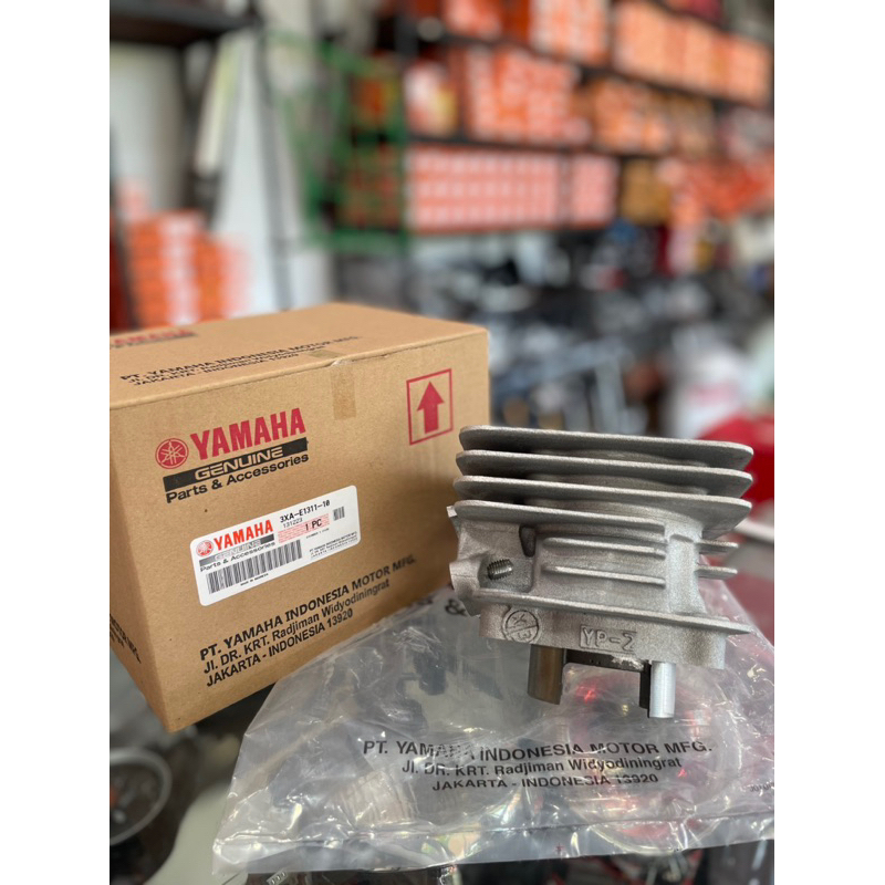 CYLINDER BLOK BLOCK SEHER BORING FIZ R F1ZR FORCE 1 F1 2T 1ZR KOMPLIT ORI YP2 GENUINE 3XA-E1-311-10