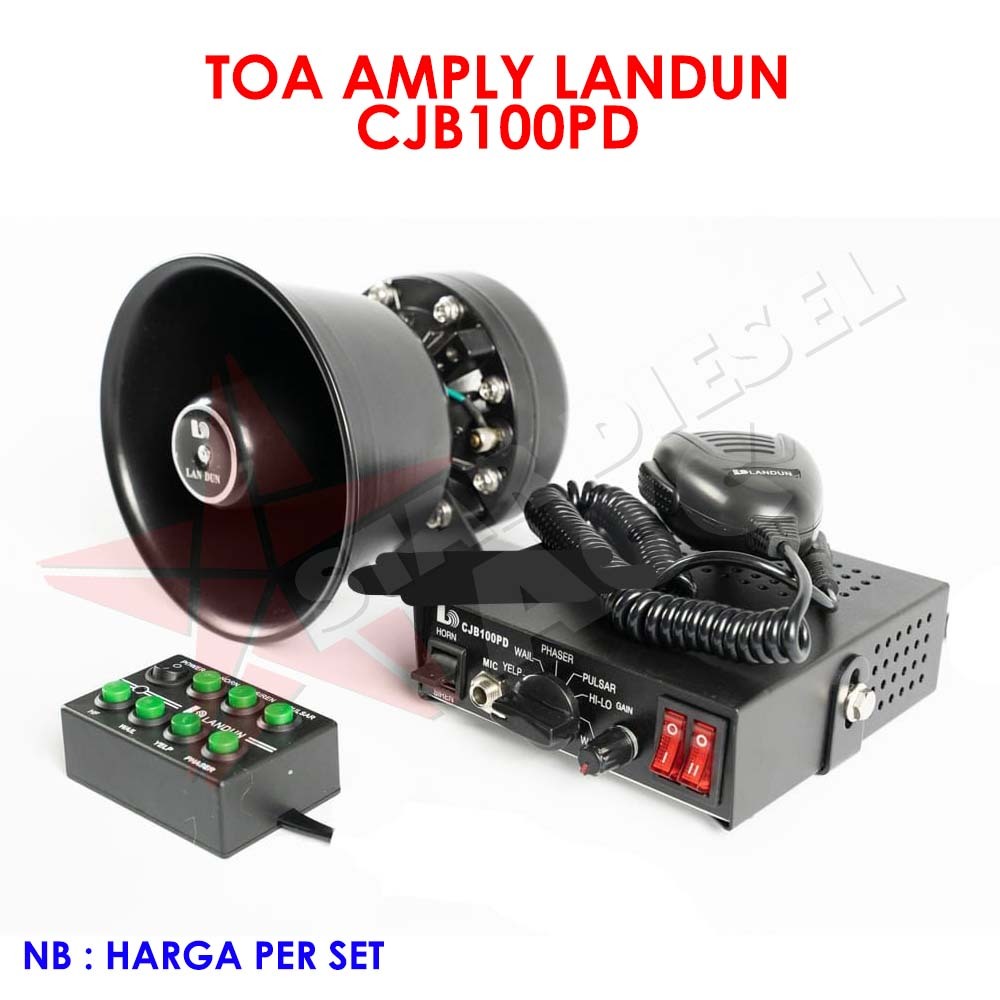 TOA AMPLY SPEAKER CJB100PD HANDLE SET LANDUN HORN