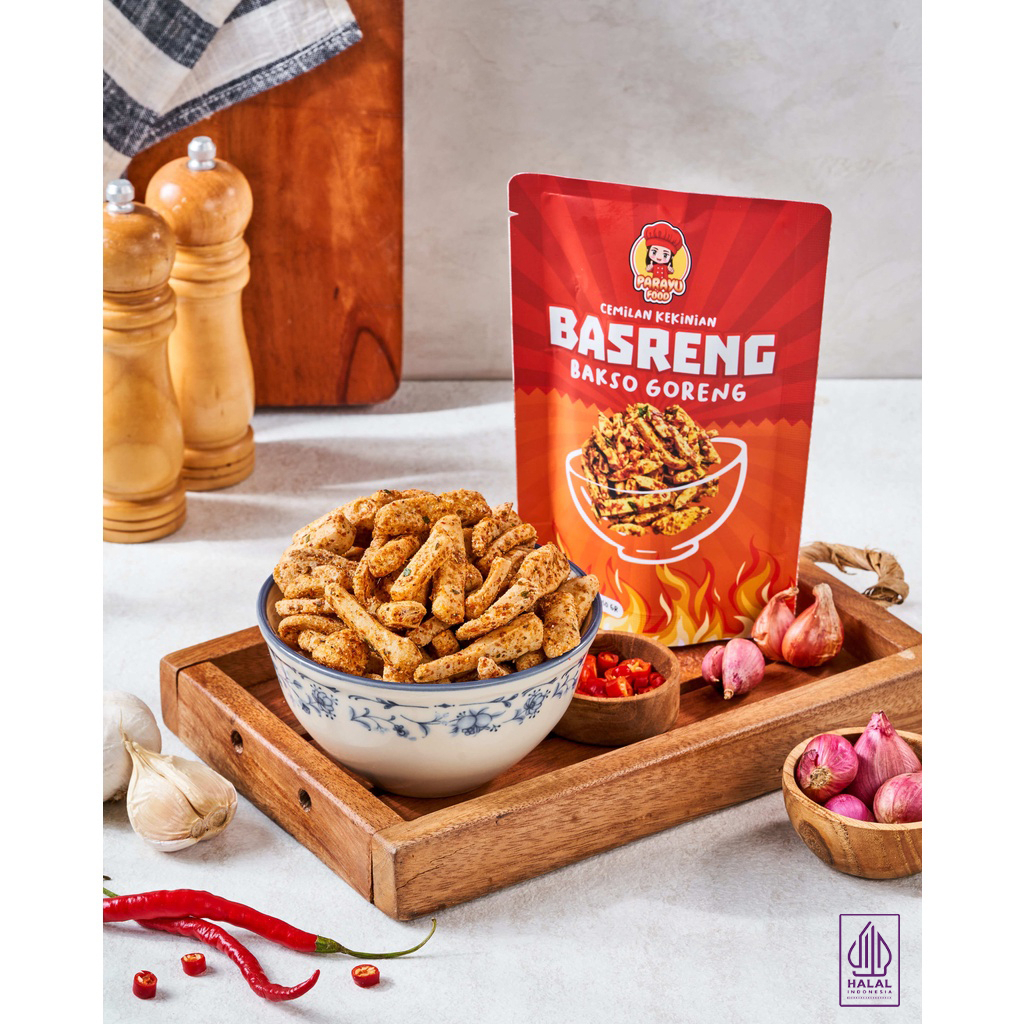 

Parayu Food - Bundling 3Pcs Basreng Bakso Goreng Variant Rasa Kemasan 150 Gram