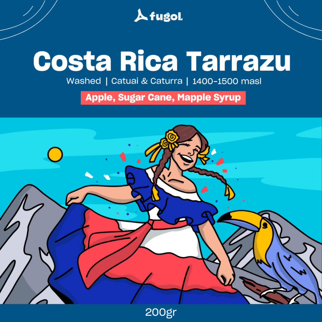 

Kopi Arabika COSTA RICA TARAZZU (200gr) Single Origin Specialty Coffee Arabica Beans