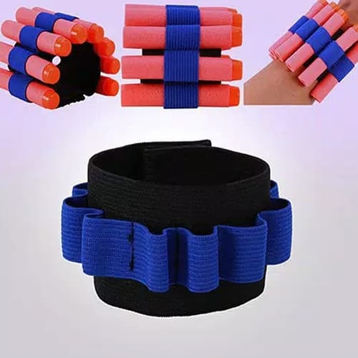 OCEOCE Gelang Tangan Tempat Peluru Pistol Nerf / Strap Peluru Nerf OCEOCE